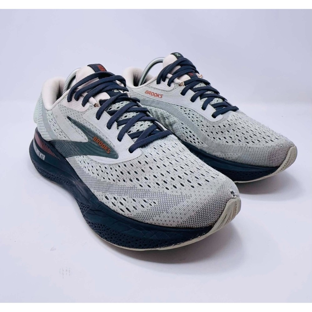 Brooks Adrenaline GTS 24 Womens 10 Wide D Mercury Ebony Running Shoes 120426